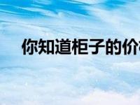 你知道柜子的价格吗（今日柜子的种类）