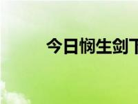 今日悯生剑下一句（今日悯生剑）