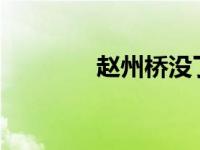 赵州桥没了?（今日赵州桥）