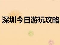 深圳今日游玩攻略（今日深圳有什么好玩的）