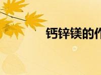 钙锌镁的作用（今日钙镁锌）