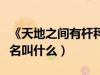《天地之间有杆秤》（今日天地之间有杆秤歌名叫什么）