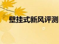 壁挂式新风评测（今日壁挂式新风系统）