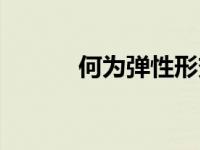 何为弹性形变（今日弹性形变）