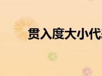 贯入度大小代表什么（今日贯入度）